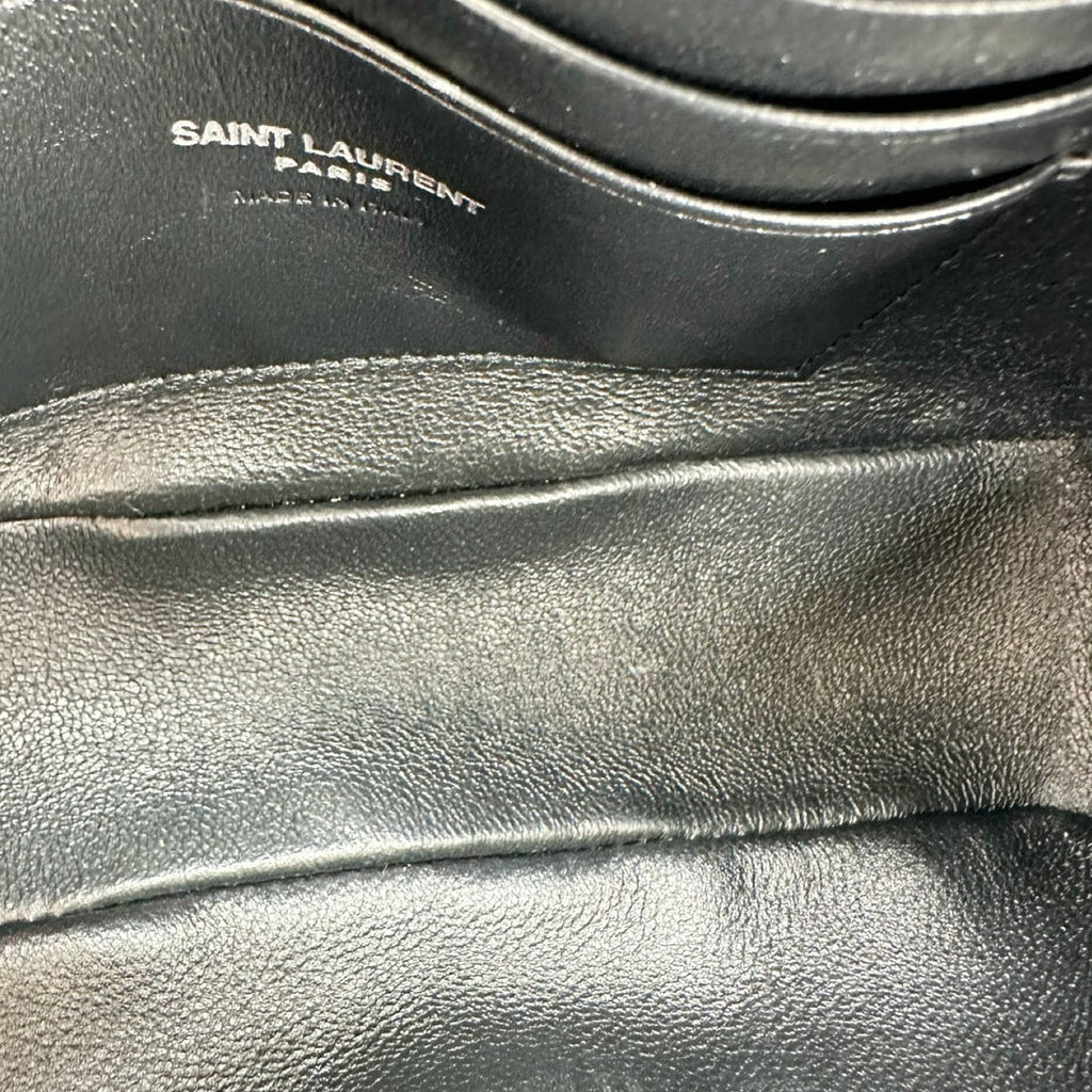 SAINT LAURENT  Patent Leather Mini Lou Camera Bag