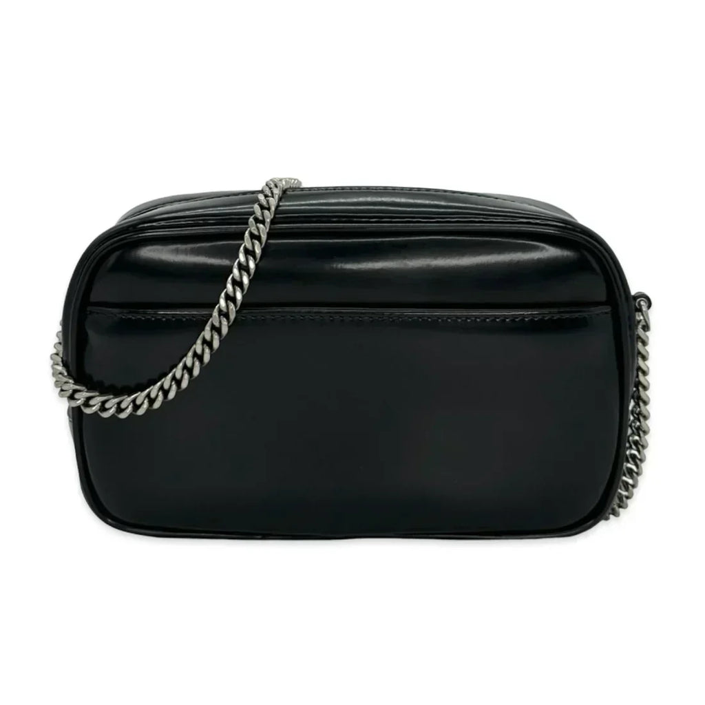 SAINT LAURENT  Patent Leather Mini Lou Camera Bag