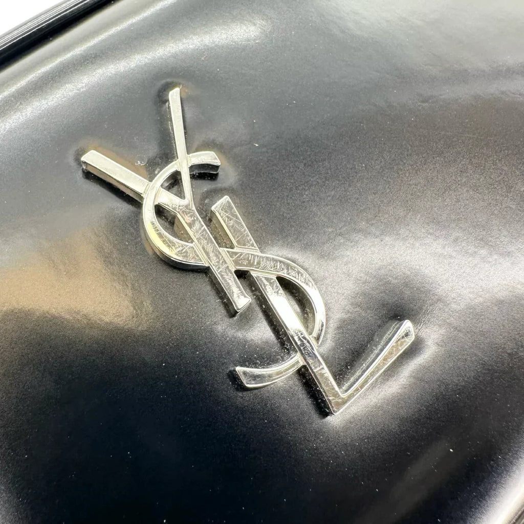 SAINT LAURENT  Patent Leather Mini Lou Camera Bag