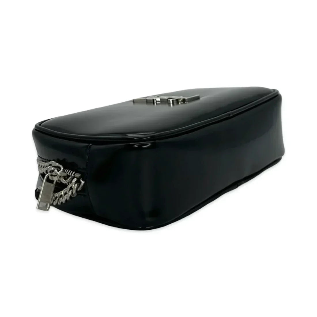 SAINT LAURENT  Patent Leather Mini Lou Camera Bag