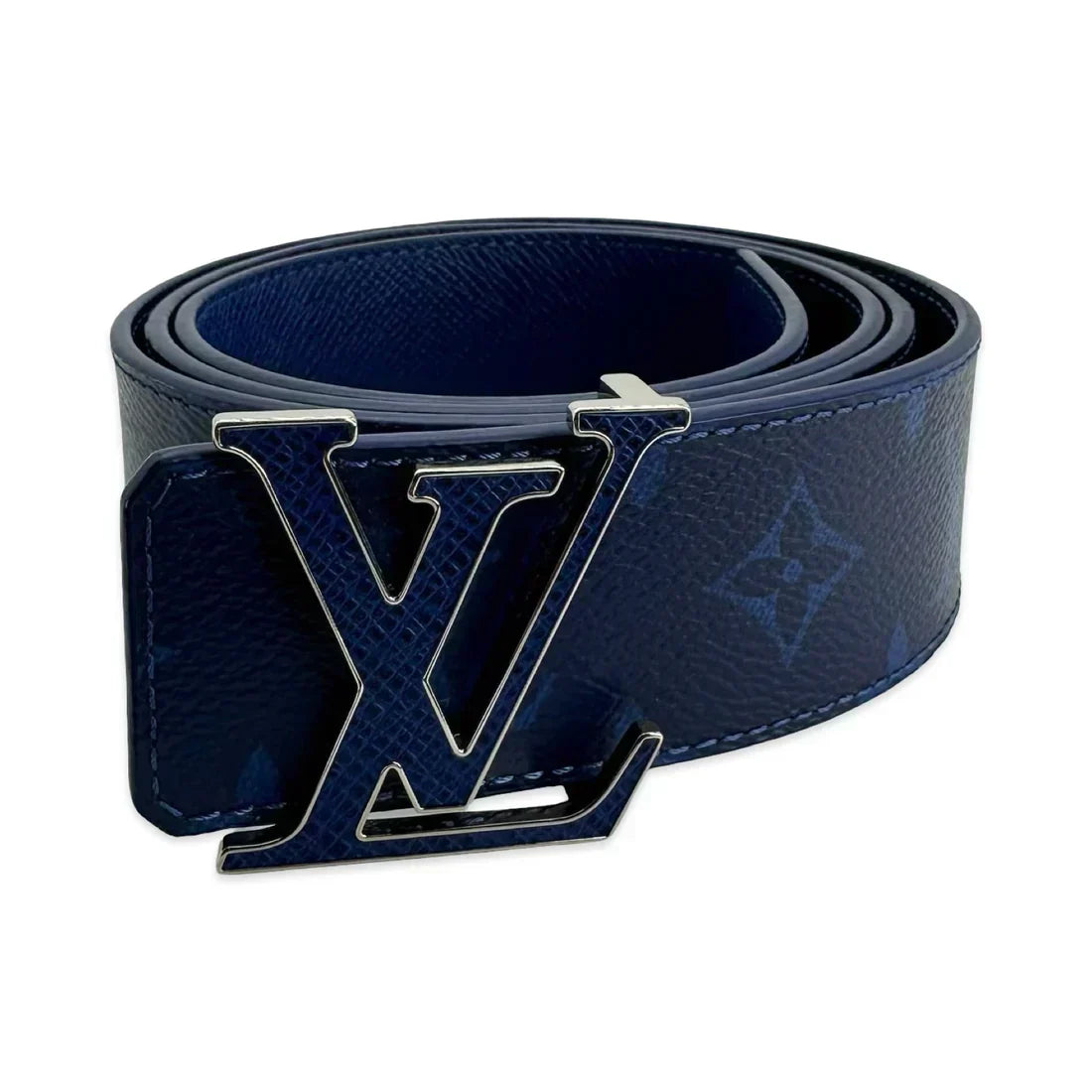 Louis Vuitton Monogram Taiga Initiales Reversible Belt