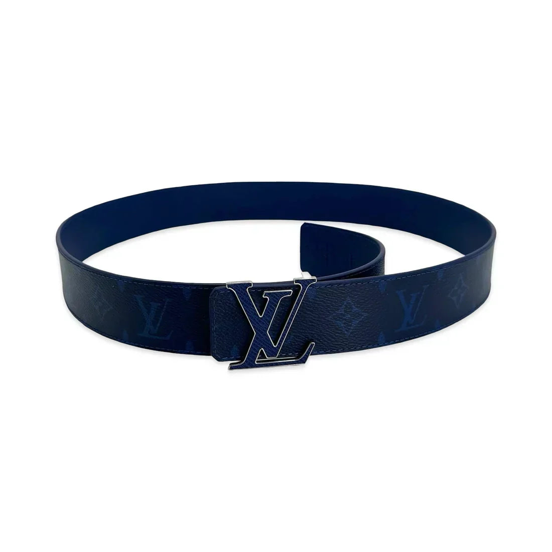 Louis Vuitton Monogram Taiga Initiales Reversible Belt