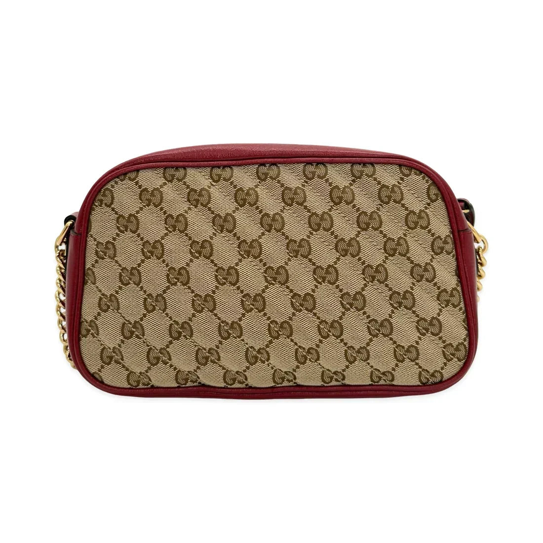 GUCCI  Quilted GG Canvas Small Marmont Camera Bag