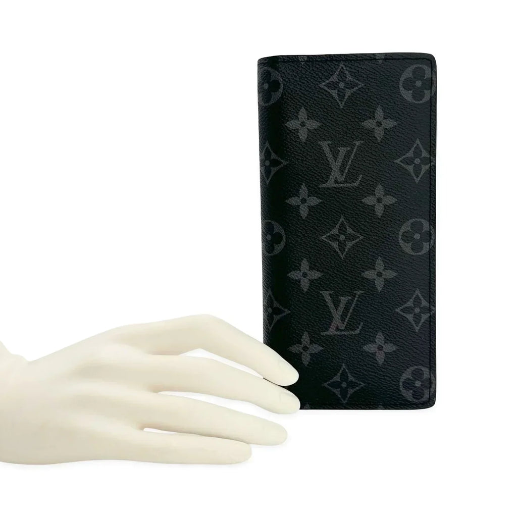 LOUIS VUITTON  Monogram Eclipse Brazza Wallet