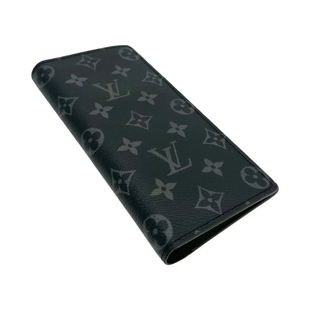 LOUIS VUITTON  Monogram Eclipse Brazza Wallet