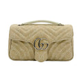 Gucci GG Canvas Quilted Mixed Media Marmont Bag