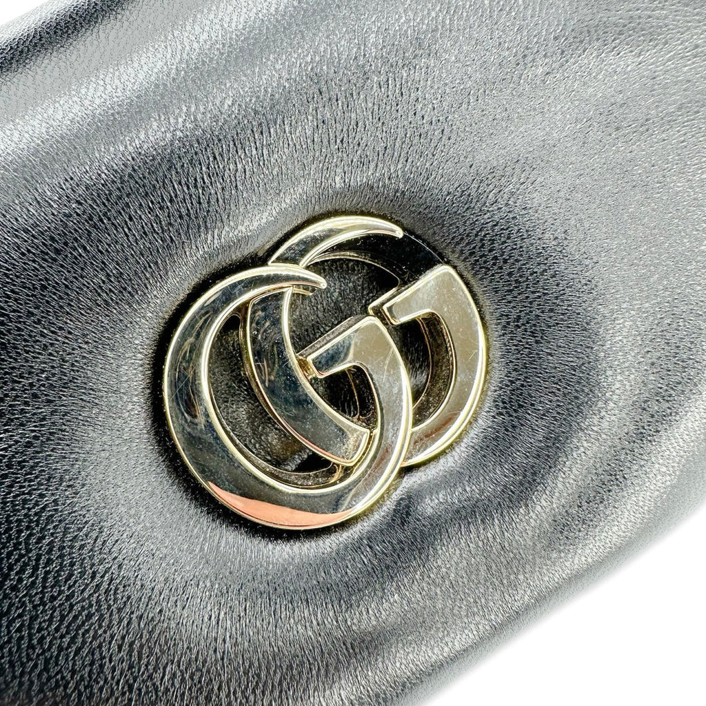 Gucci - Lambskin GG Milano Top Handle Bag