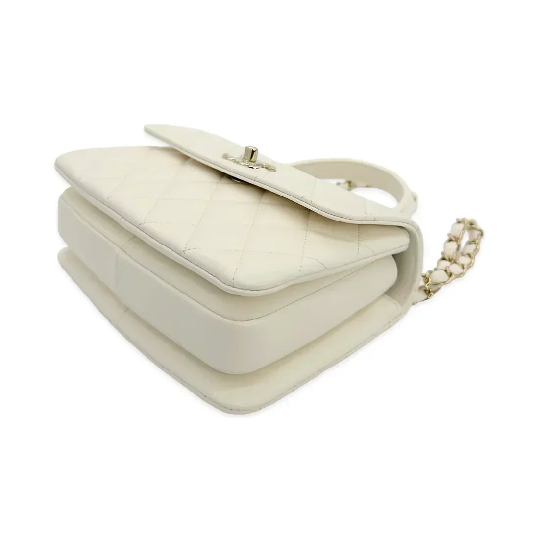 CHANEL  Quilted Lambskin Mini Trendy Top Handle