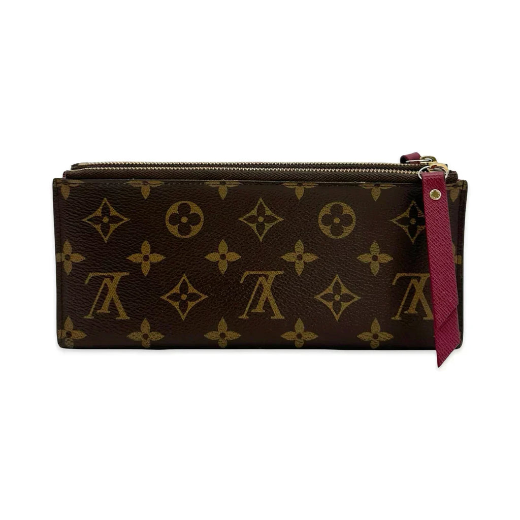 LOUIS VUITTON  Monogram Adele Snap Wallet