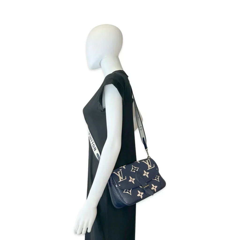 Louis Vuitton - Monogram Empreinte Bicolor Diane- Bicolor Black & Beige