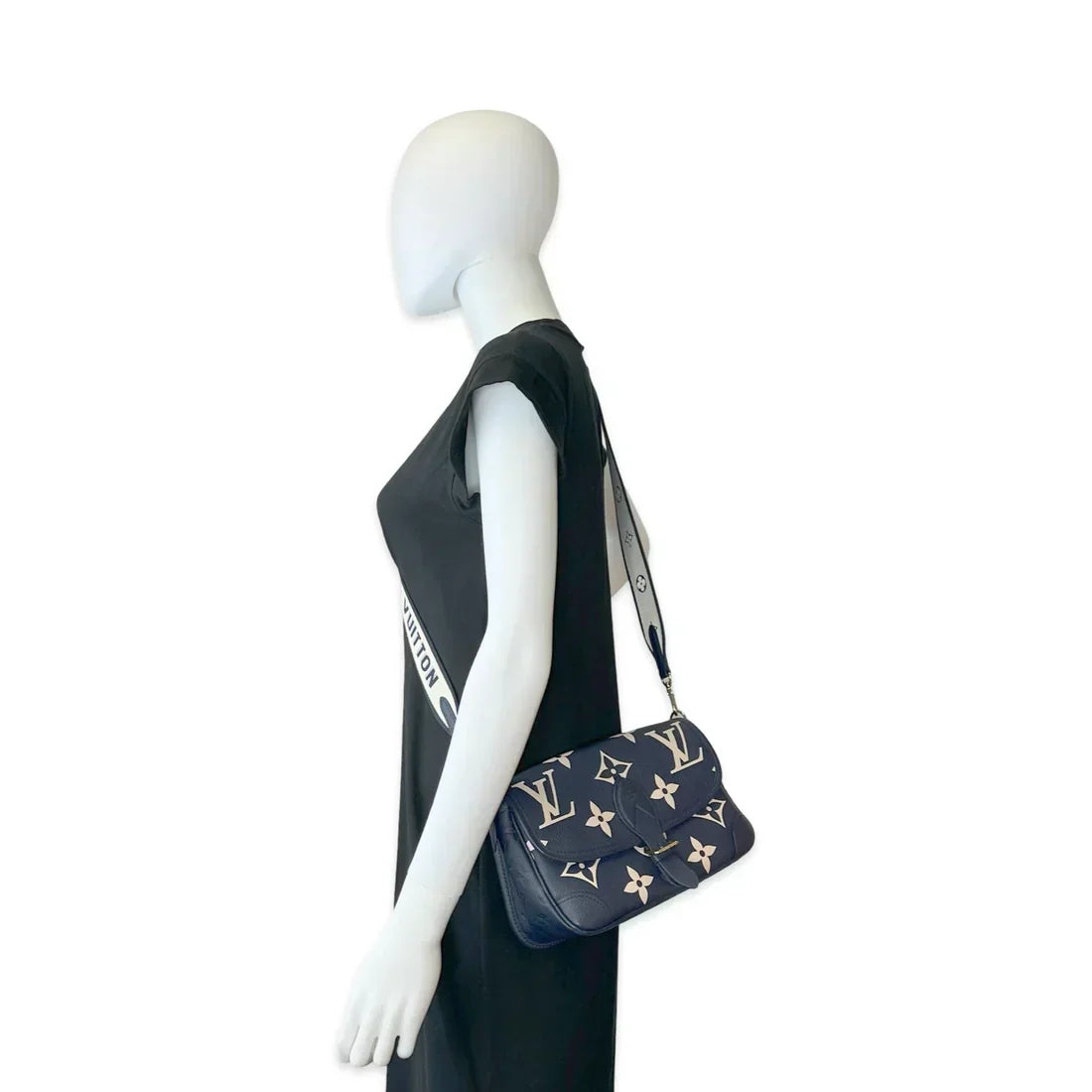 Louis Vuitton - Monogram Empreinte Bicolor Diane- Bicolor Black & Beige