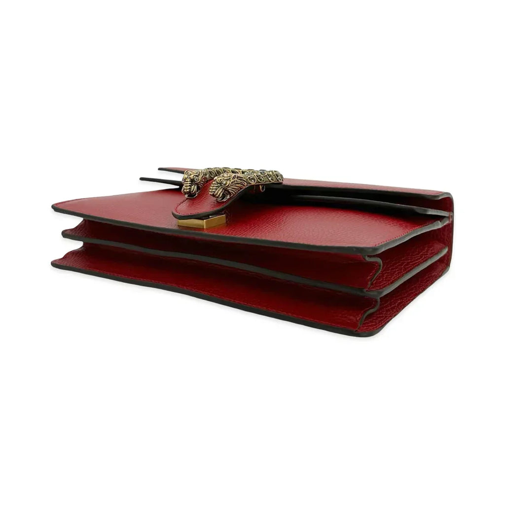 GUCCI  Grained Leather Small Dionysus Shoulder Bag
