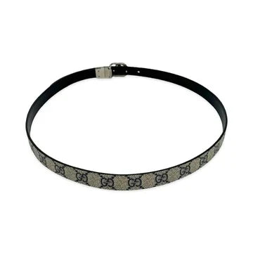 Gucci Calfskin GG Supreme Pearl Belt