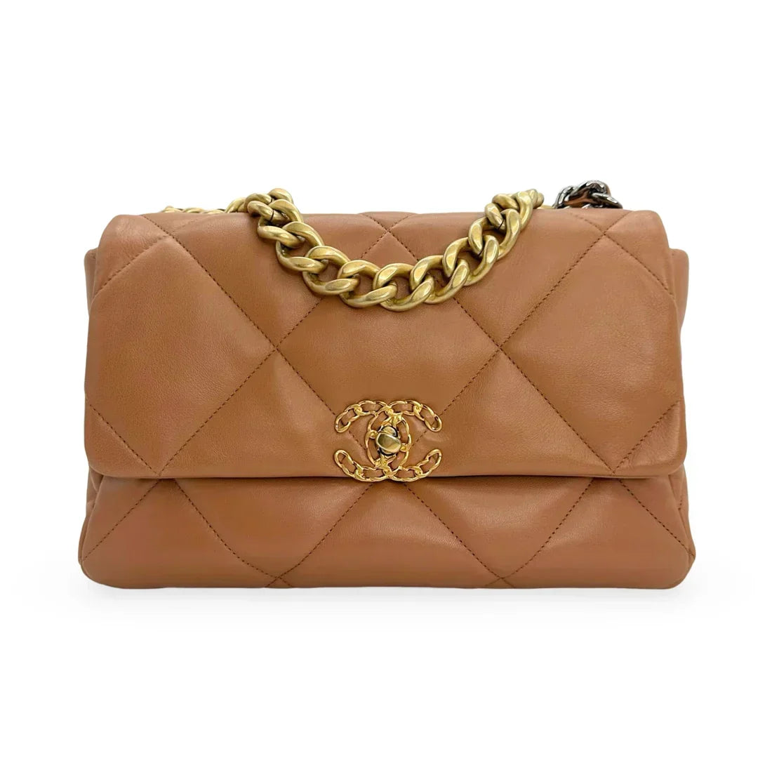 CHANEL  Quilted Lambskin Medium 19 Flap Bag