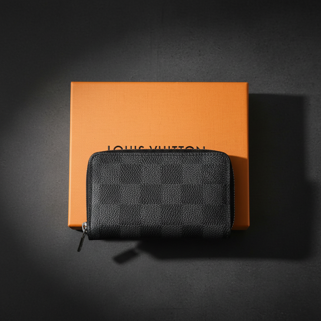 Louis Vuitton Zippy Wallet – Damier Graphite Canvas