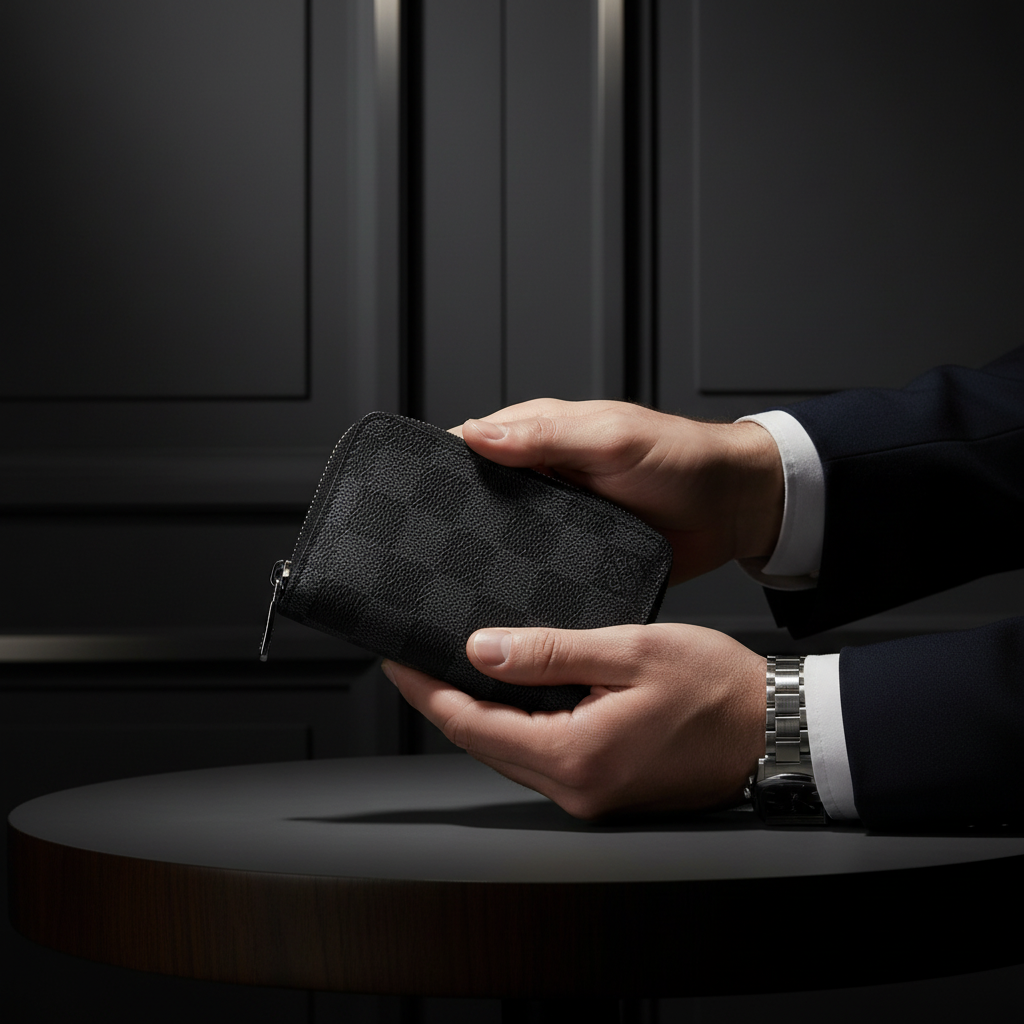 Louis Vuitton Zippy Wallet – Damier Graphite Canvas