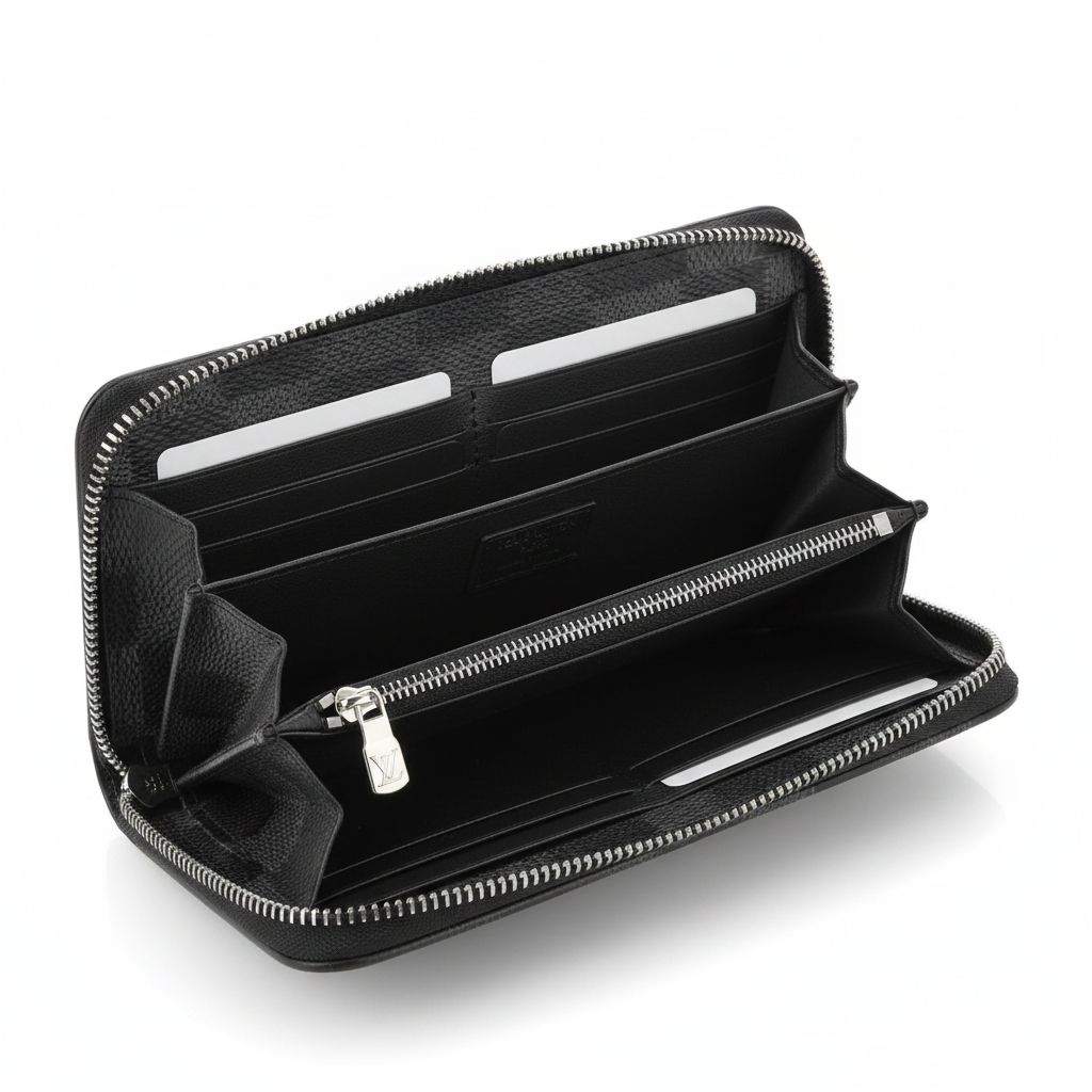 Louis Vuitton Zippy Wallet – Damier Graphite Canvas