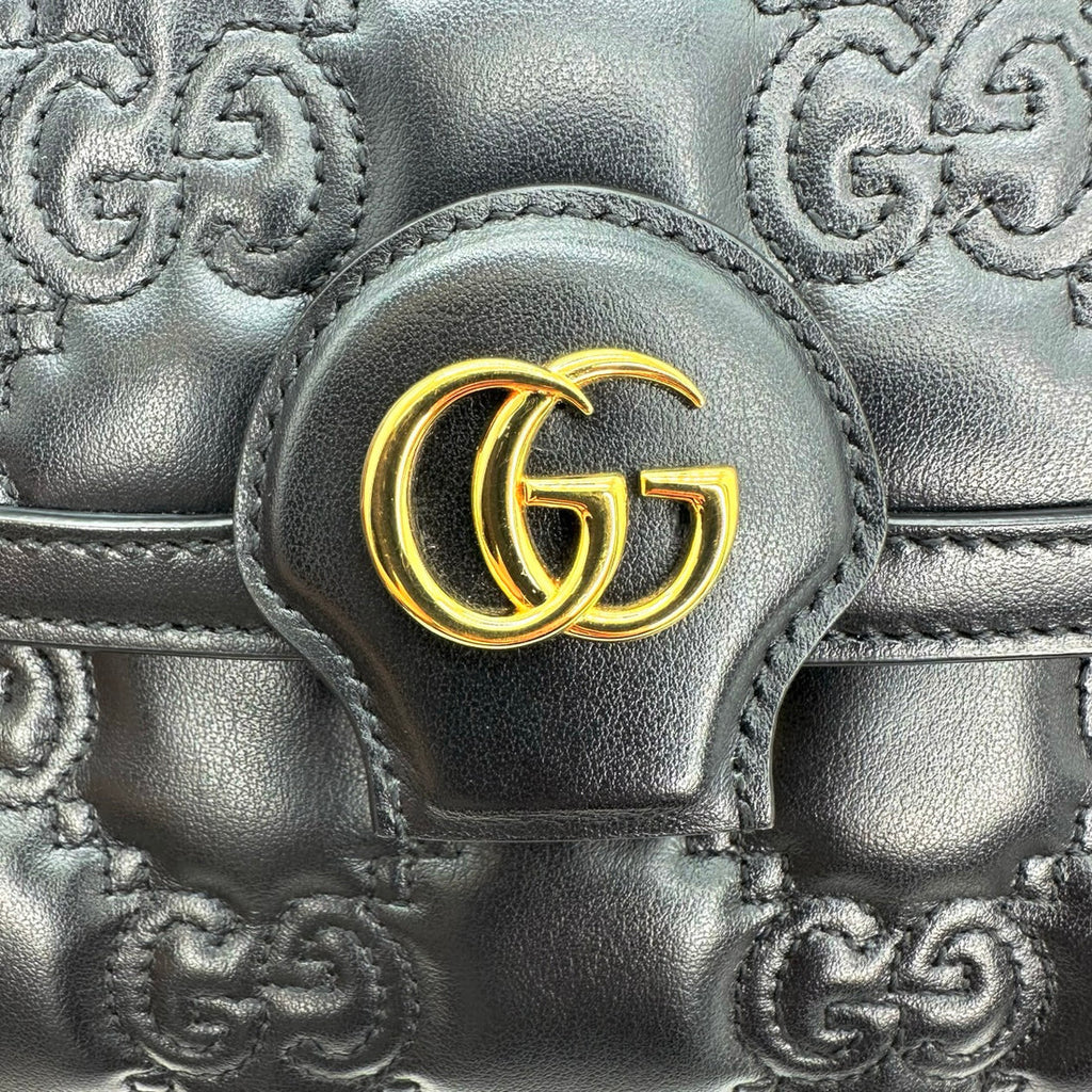 GUCCI  GG Matelasse Quilted Flap Shoulder Bag