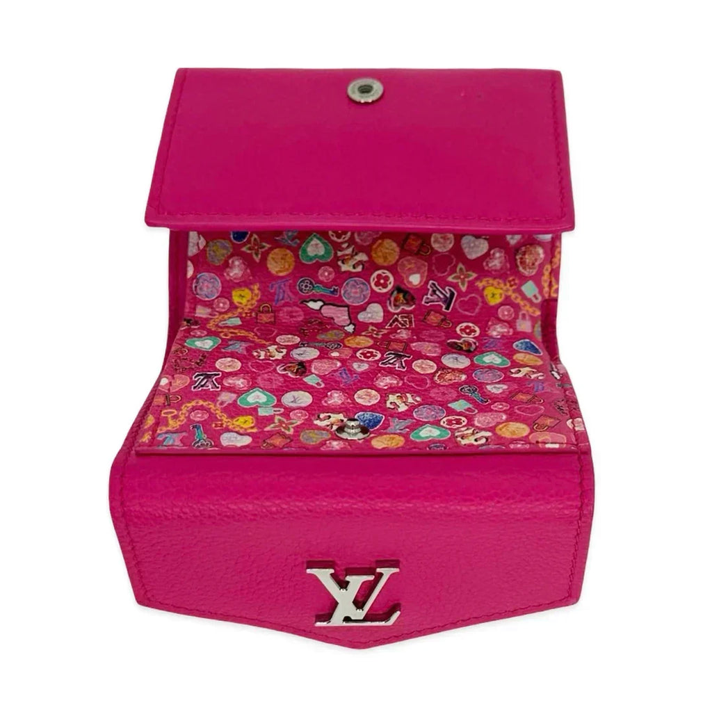LOUIS VUITTON  Monogram Embossed Portefeuille Rock Mini Wallet