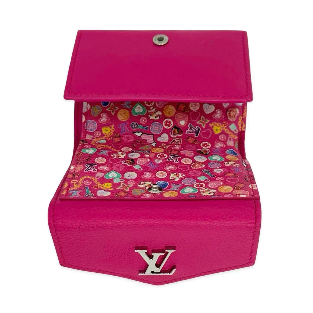 LOUIS VUITTON  Monogram Embossed Portefeuille Rock Mini Wallet