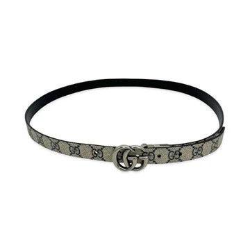 Gucci Calfskin GG Supreme Pearl Belt