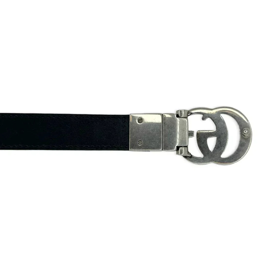 Gucci GG Supreme Thin Reversible Marmont Belt