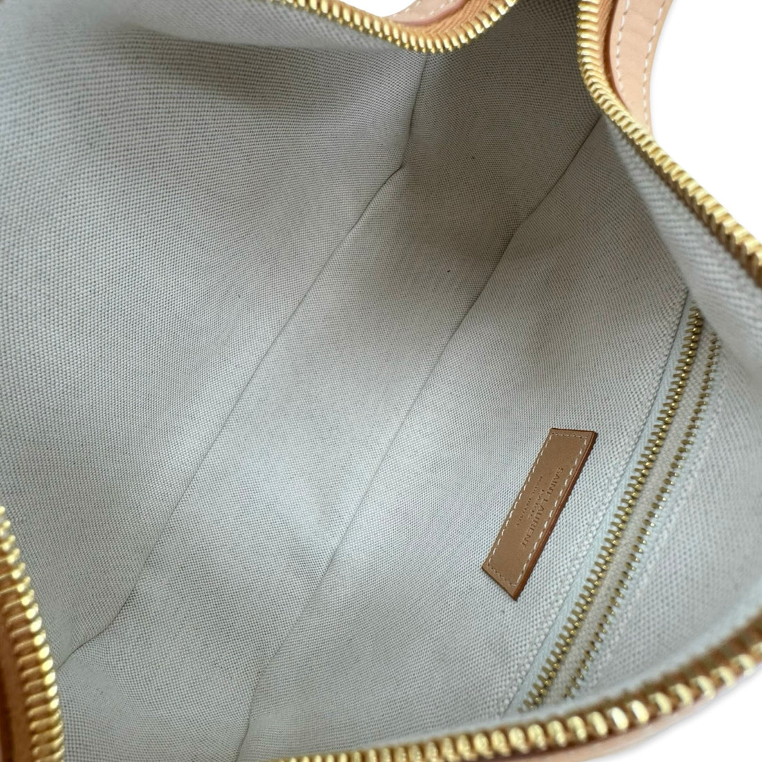 SAINT LAURENT  Woven Canvas Supple Camera Bag
