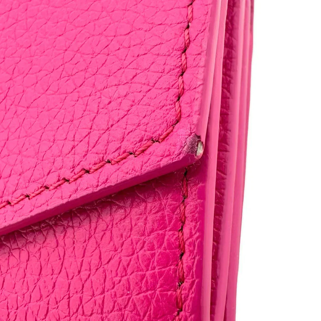 LOUIS VUITTON  Monogram Embossed Portefeuille Rock Mini Wallet