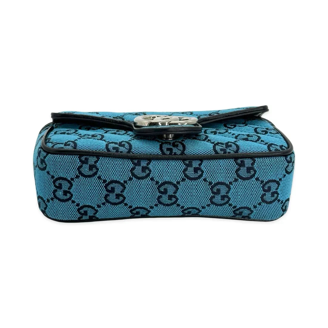 GUCCI  GG Canvas Super Mini Marmont Shoulder Bag