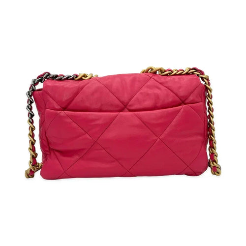 CHANEL  Quilted Lambskin Medium 19