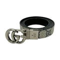 Gucci GG Supreme Thin Reversible Marmont Belt
