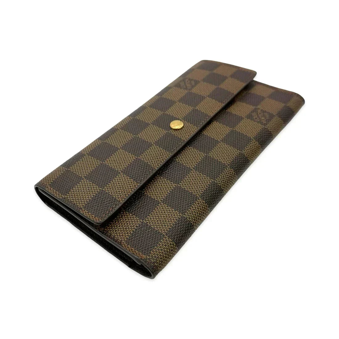 LOUIS VUITTON  Damier Ebene Sarah Wallet
