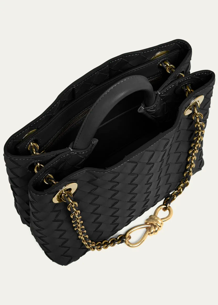 Bottega Veneta Small Andiamo Shoulder Bag with Chain Strap