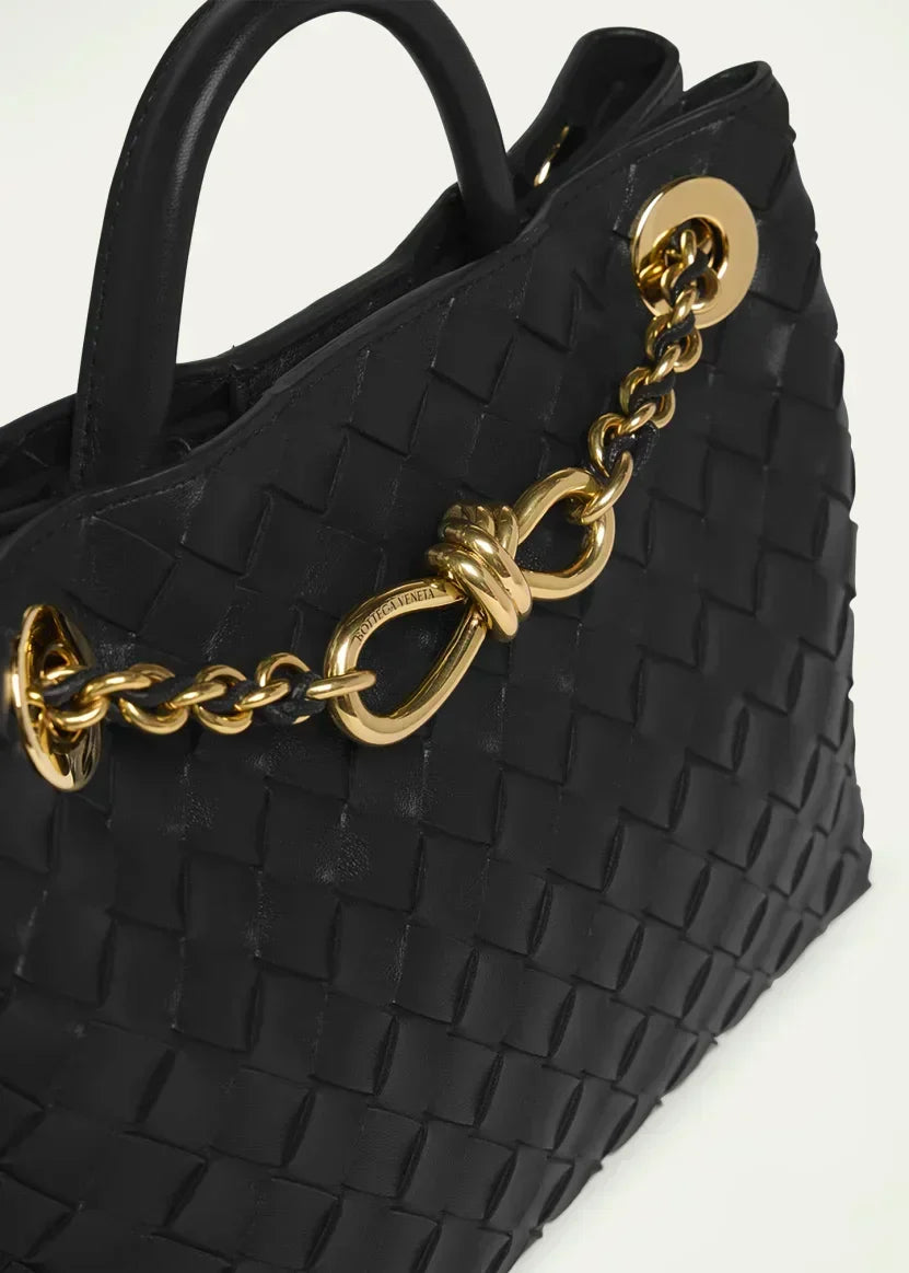 Bottega Veneta Small Andiamo Shoulder Bag with Chain Strap