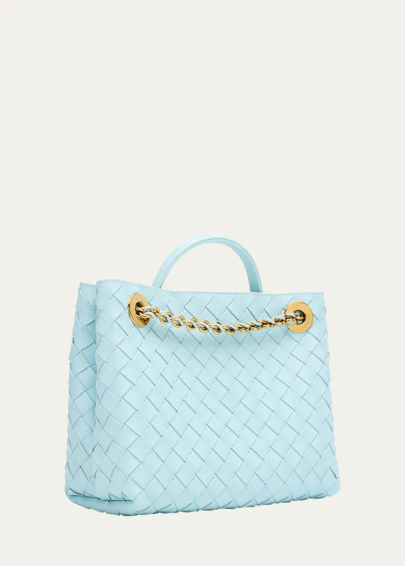 Bottega Veneta Small Andiamo Shoulder Bag with Chain Strap