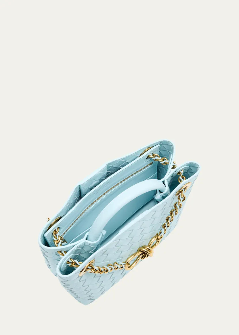 Bottega Veneta Small Andiamo Shoulder Bag with Chain Strap