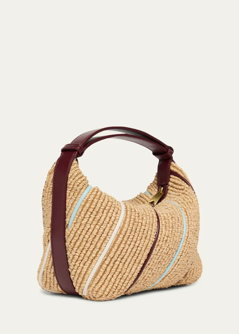 Bottega Veneta Wallace Mini Striped Shoulder Bag