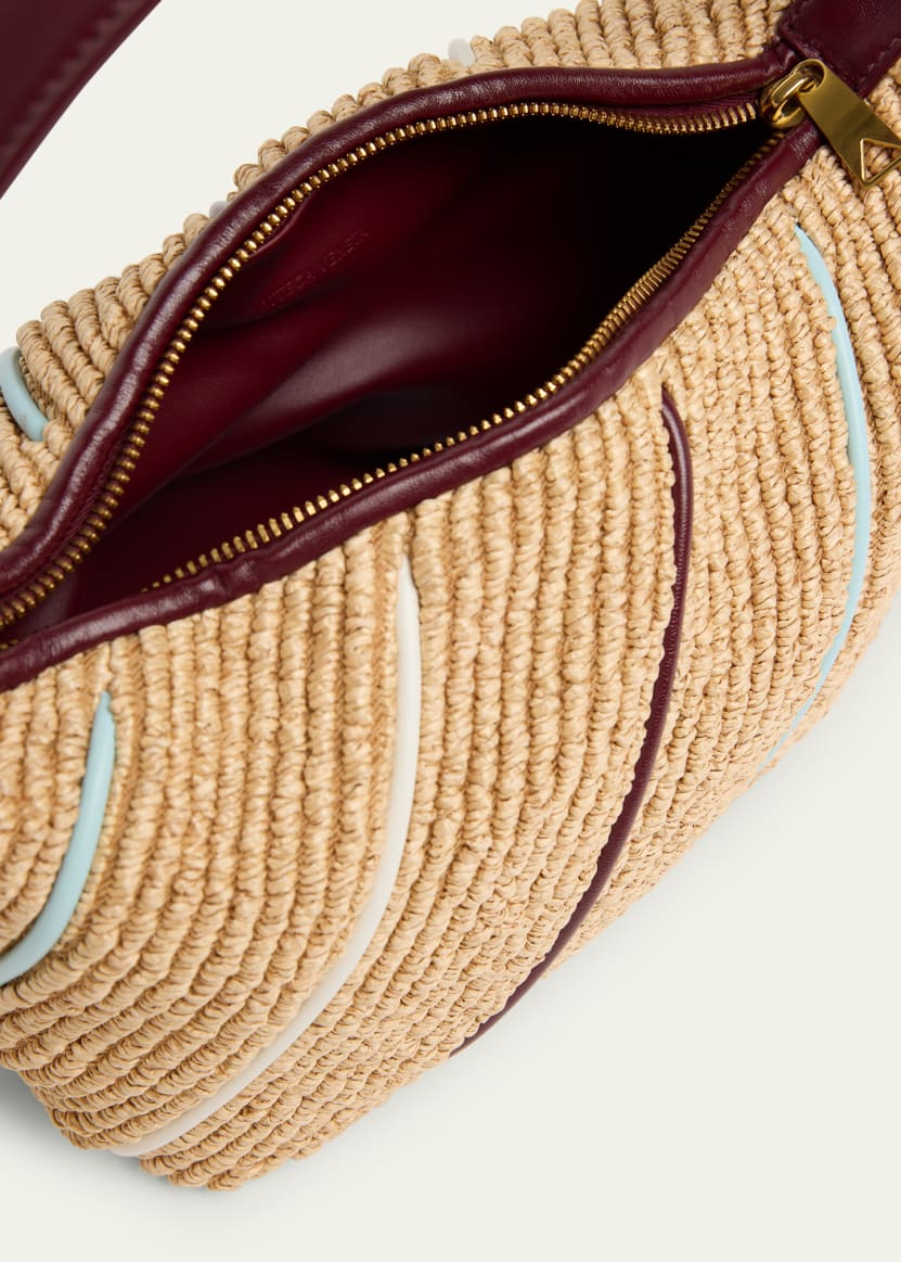 Bottega Veneta Wallace Mini Striped Shoulder Bag