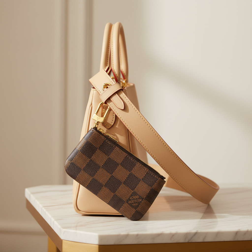 Louis Vuitton Key Pouch – Damier Ebène Canvas