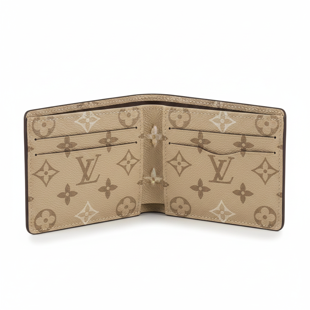 Louis Vuitton Multiple Wallet – Classic Monogram Canvas Bifold