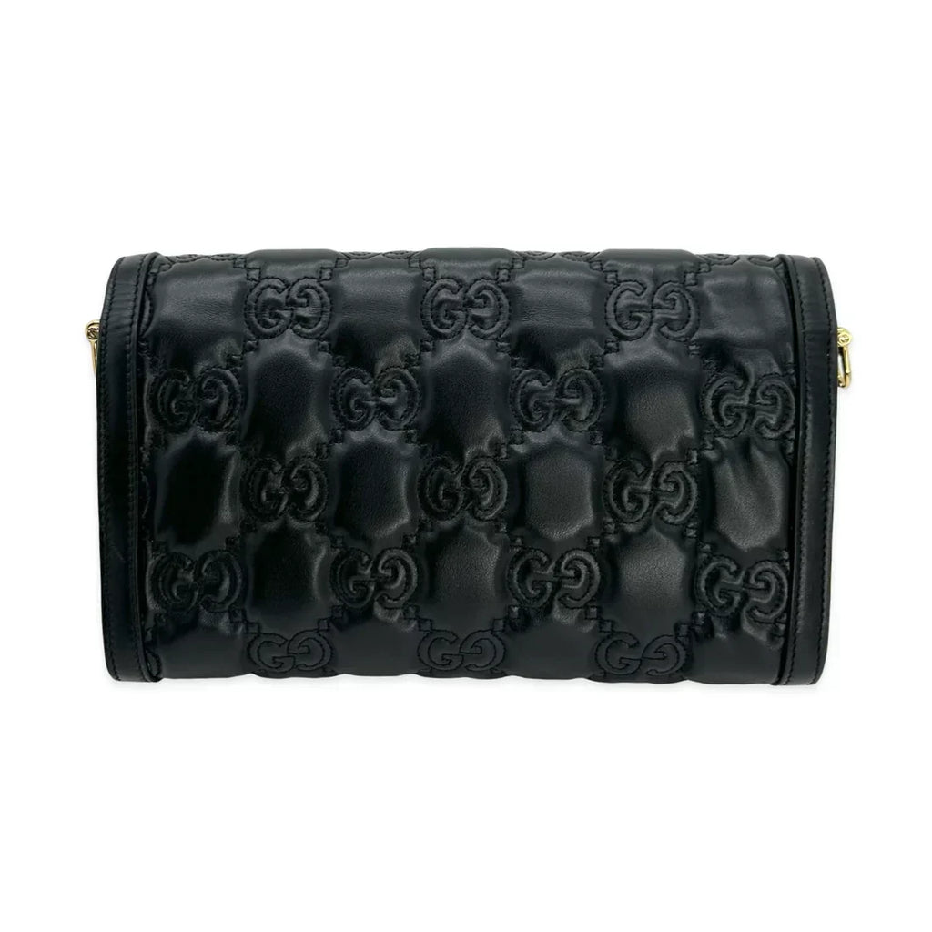 GUCCI  GG Matelasse Quilted Flap Shoulder Bag