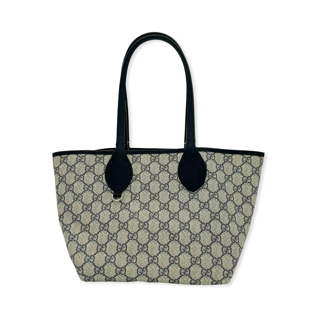 GUCCI  GG Supreme Reversible Denim Logo Tote