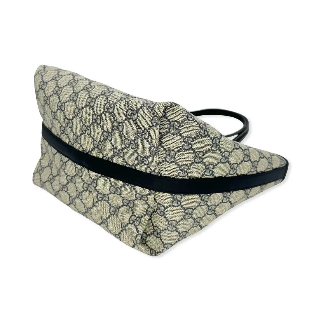 GUCCI  GG Supreme Reversible Denim Logo Tote